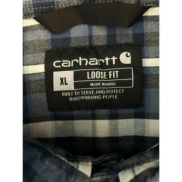 Carhartt Men's Loose Fit Button-Down Collar Loose Fit Short Sleeve Shirt Sz XL… - Picture 10 of 12